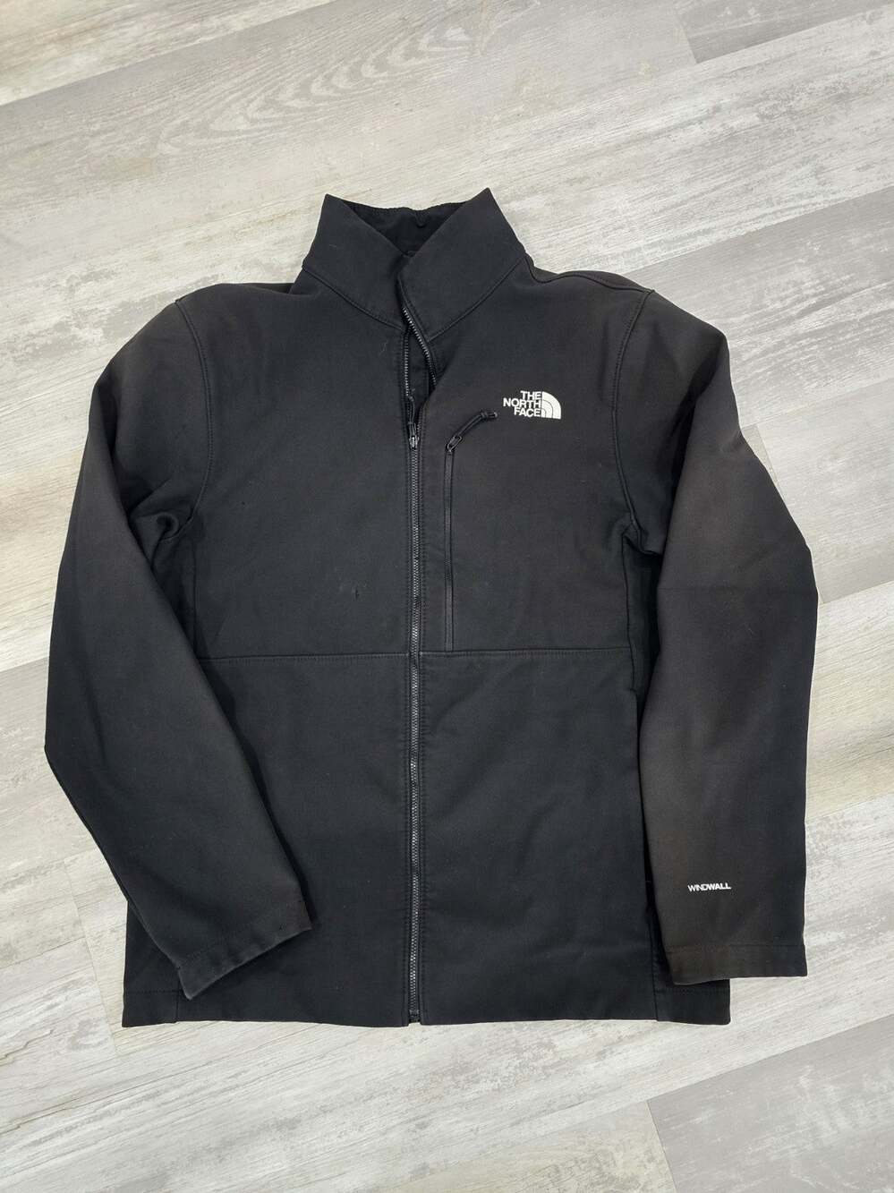 The North Face Apex Bionic Jacket M Black WindWall Softshell Fleece Lined